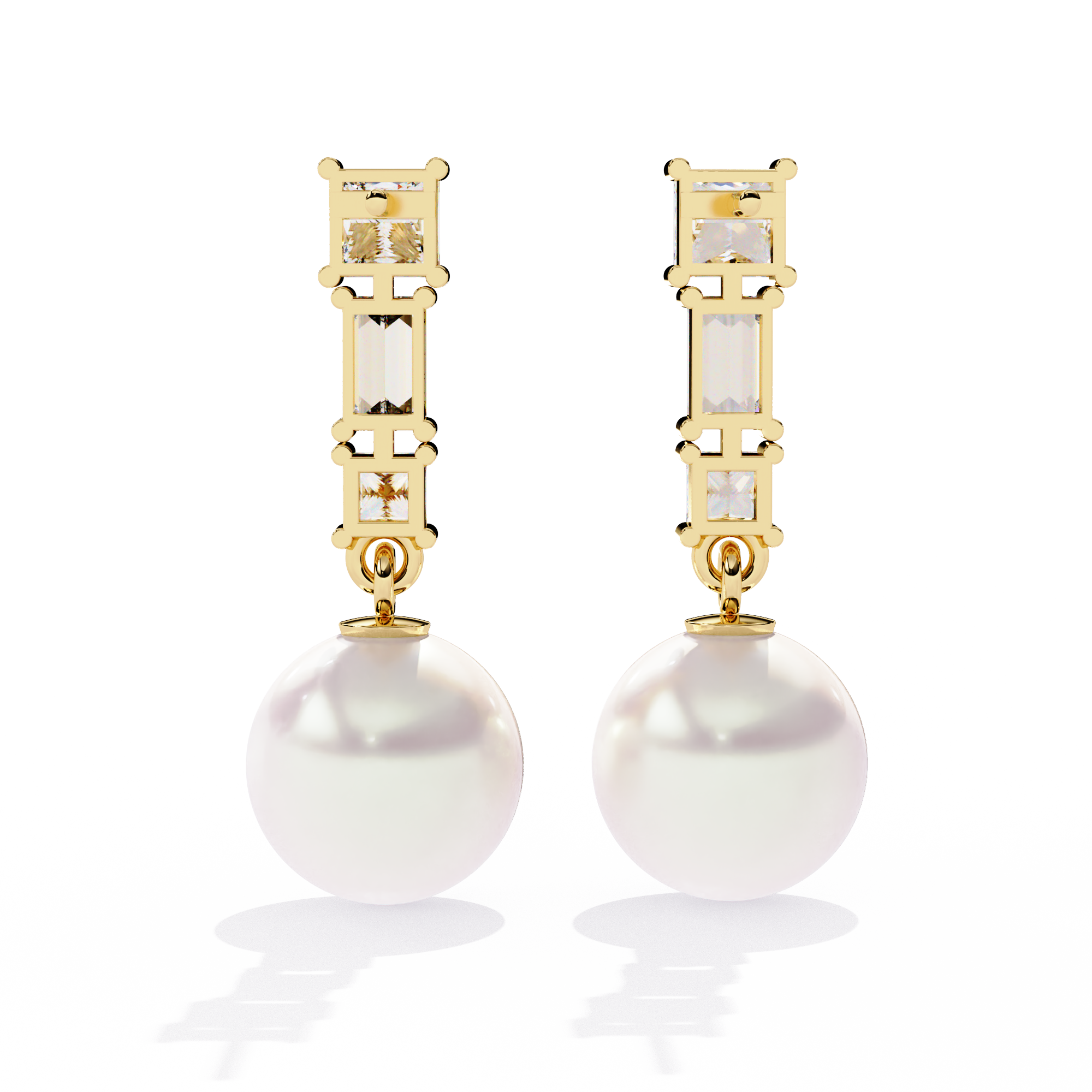 Buy Natural Diamond Dewdrop Dangle Earrings | Solitairekart